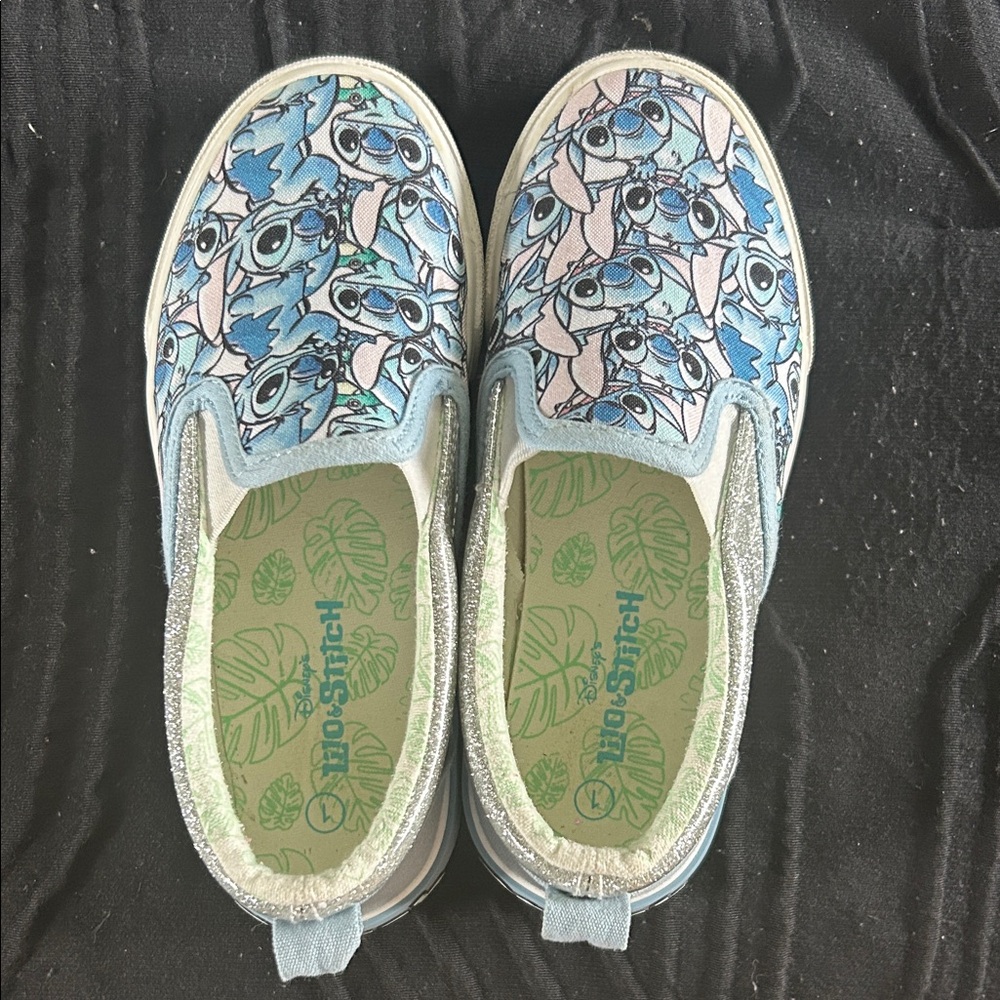 Kids Slip-On Shoes with Stitch design!